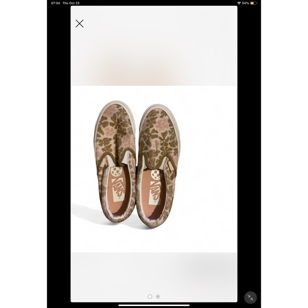 Vans Slip On Sneakers‎ Floral Patterned Women's Shoes